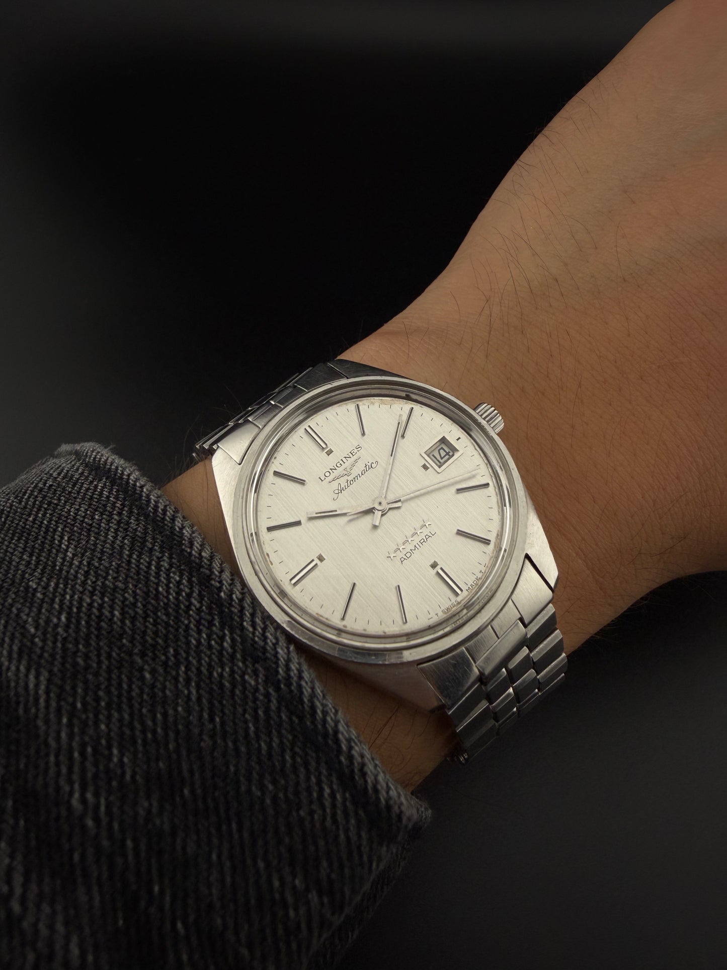 Longines Admiral Silver