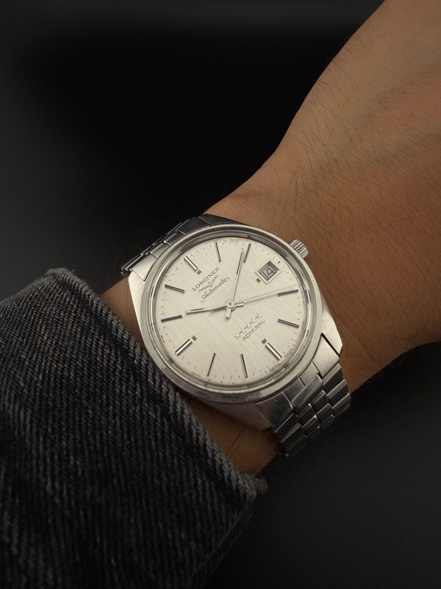 Longines Admiral Silver