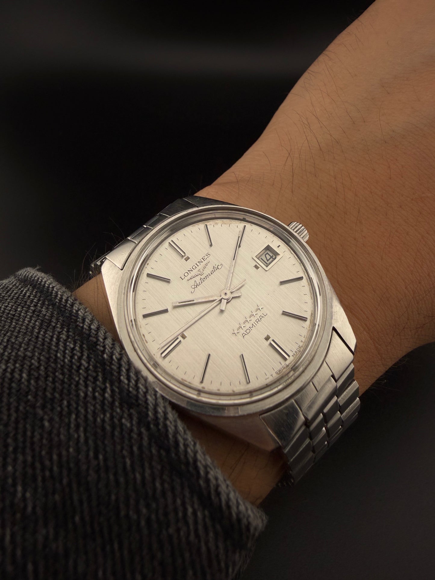 Longines Admiral Silver