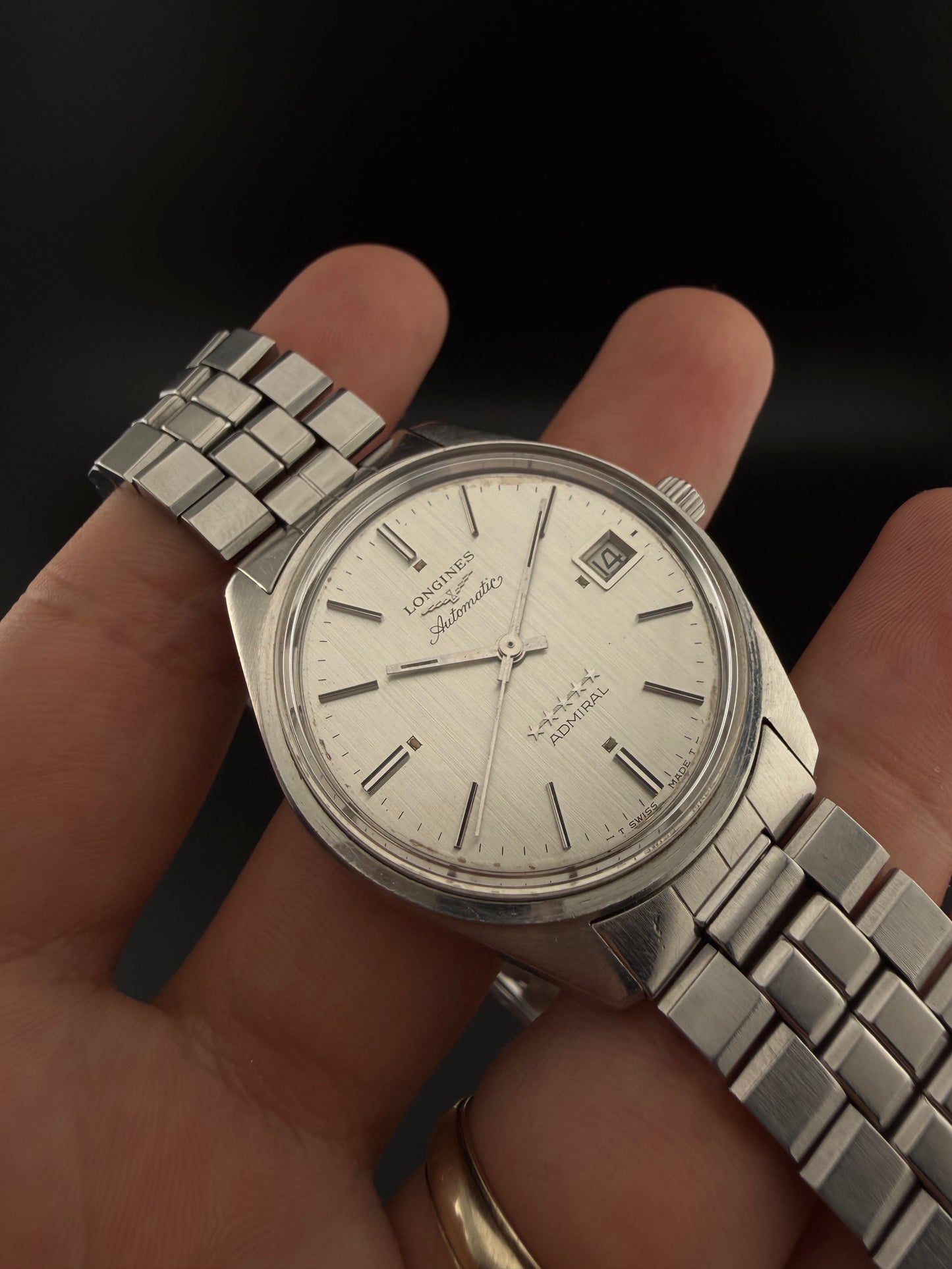 Longines Admiral Silver