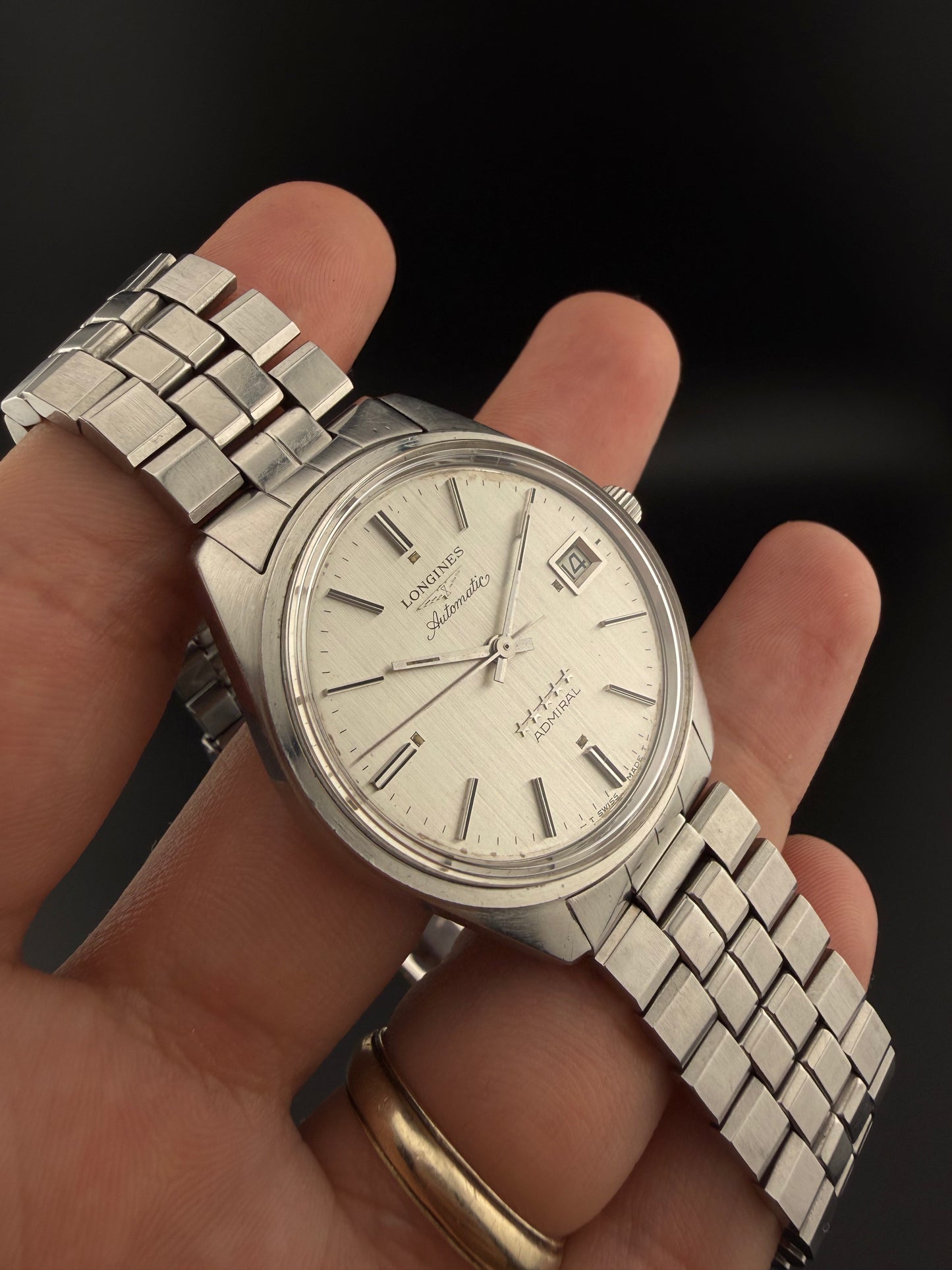 Longines Admiral Silver