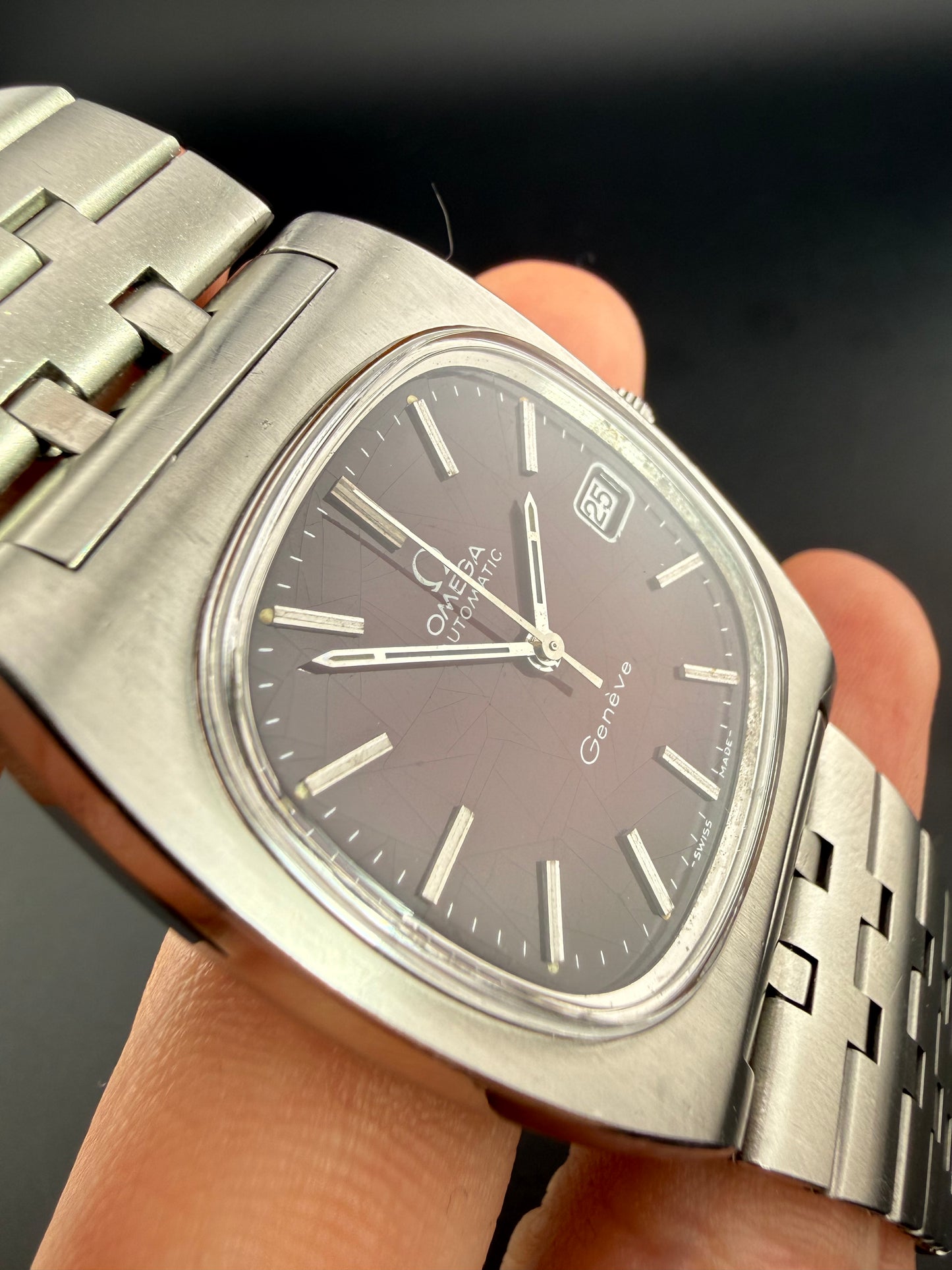 Omega Jumbo spider dial