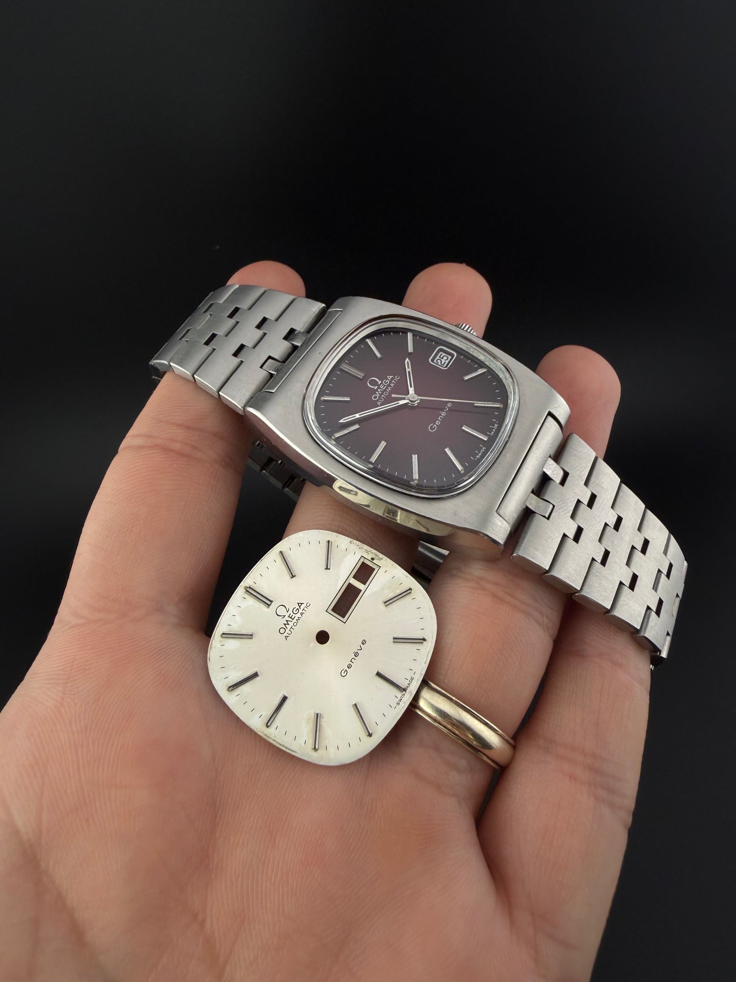 Omega Jumbo spider dial