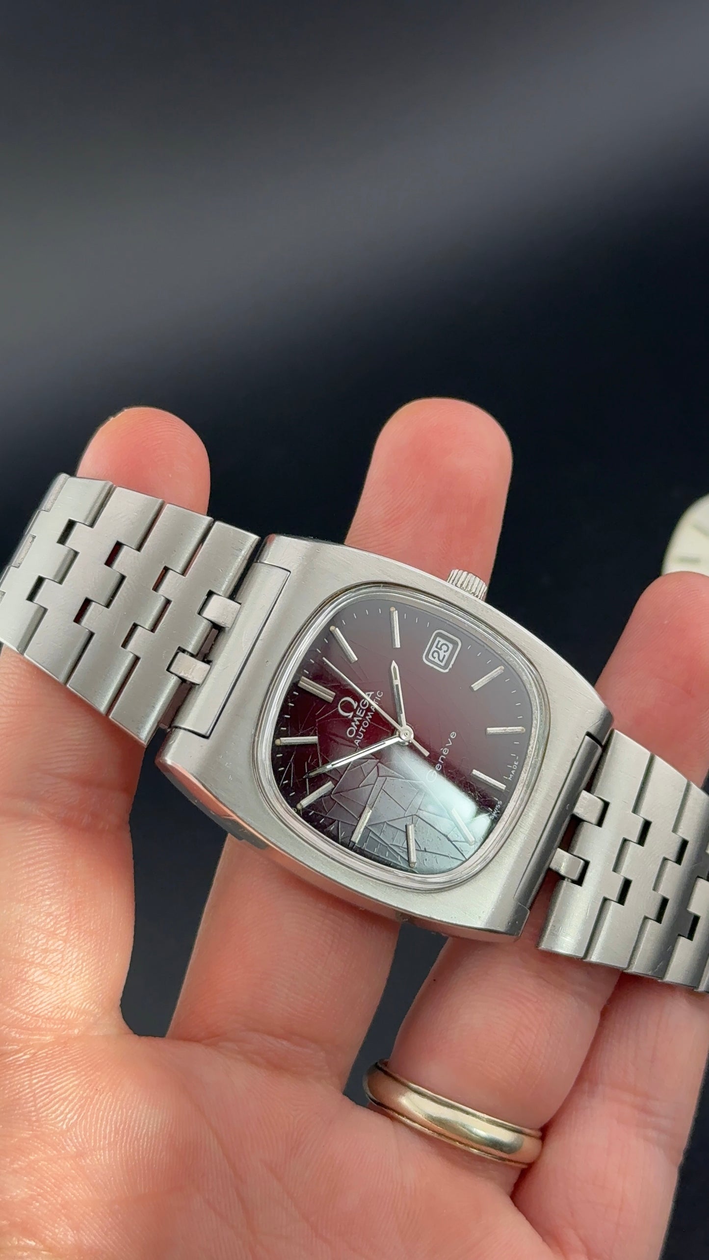Omega Jumbo spider dial