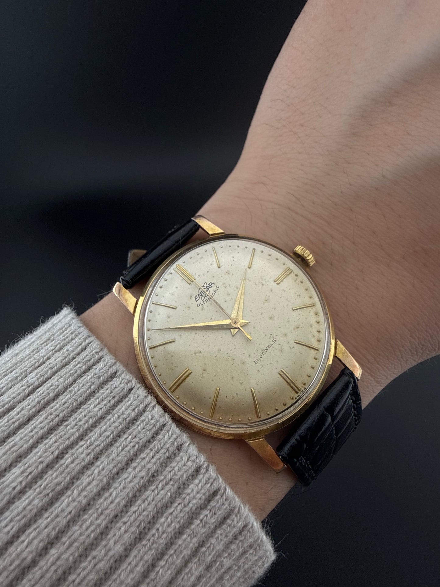 Reloj Enicar Ultrasonic vintage