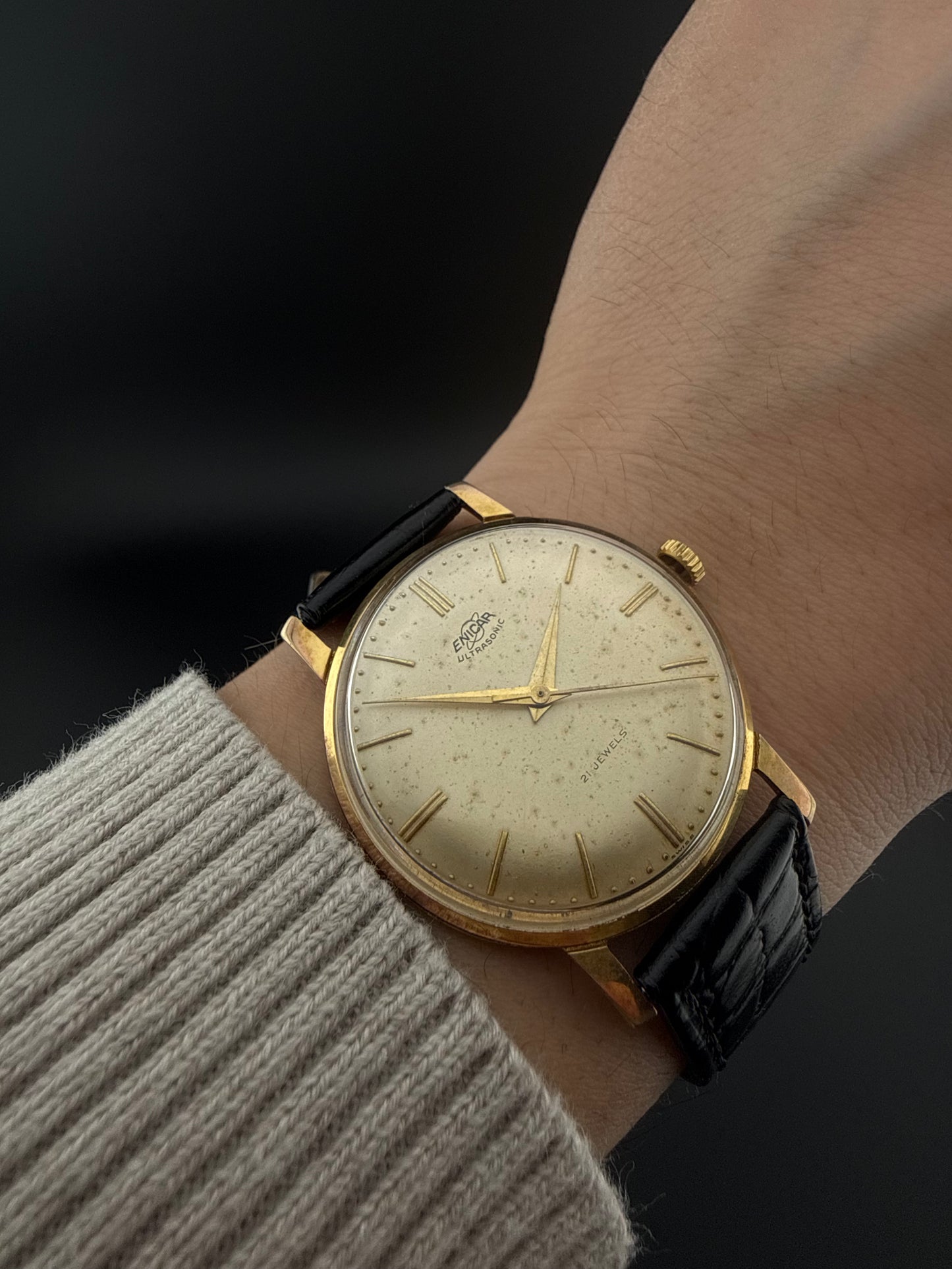 Reloj Enicar Ultrasonic vintage