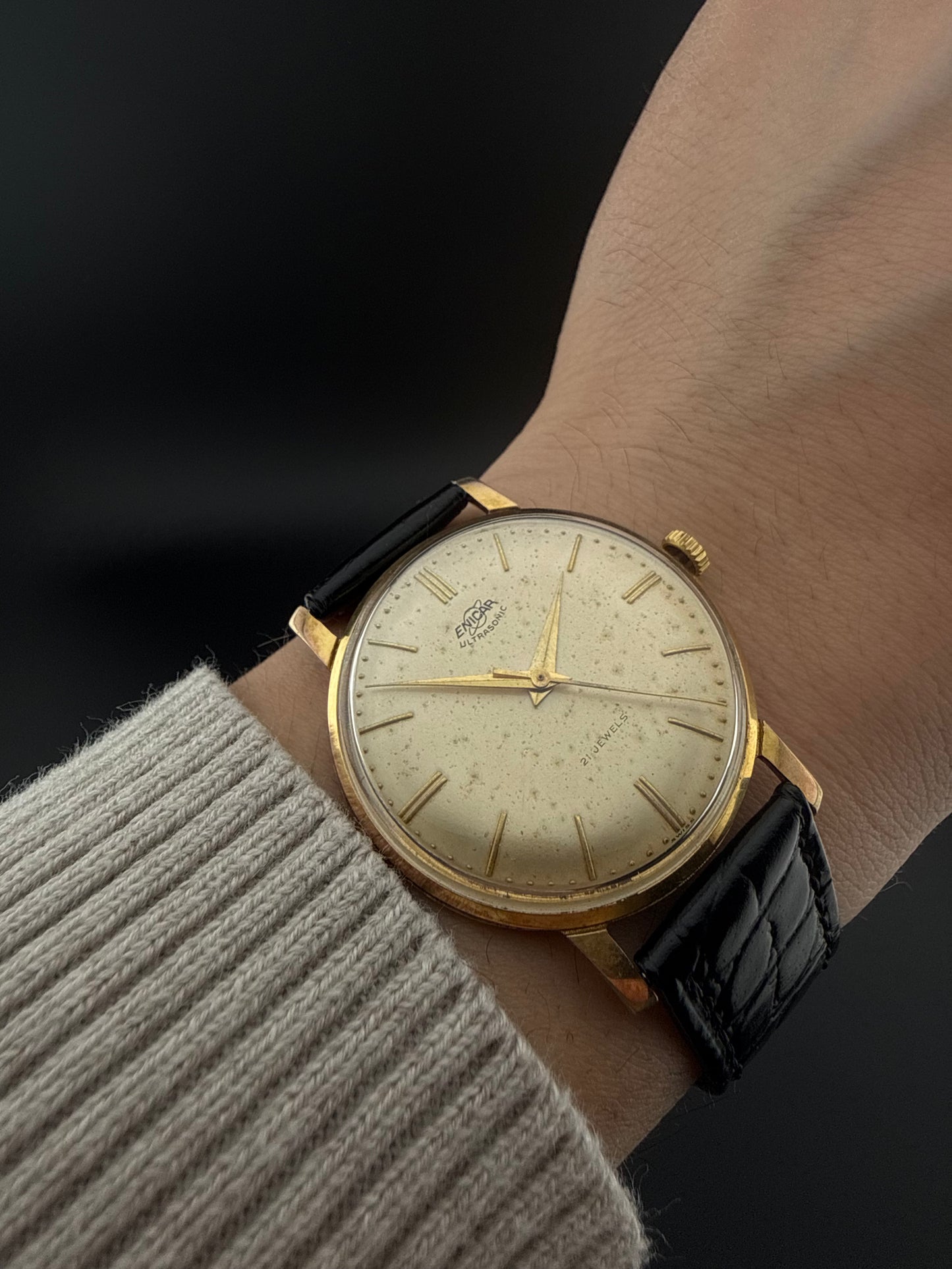 Reloj Enicar Ultrasonic vintage