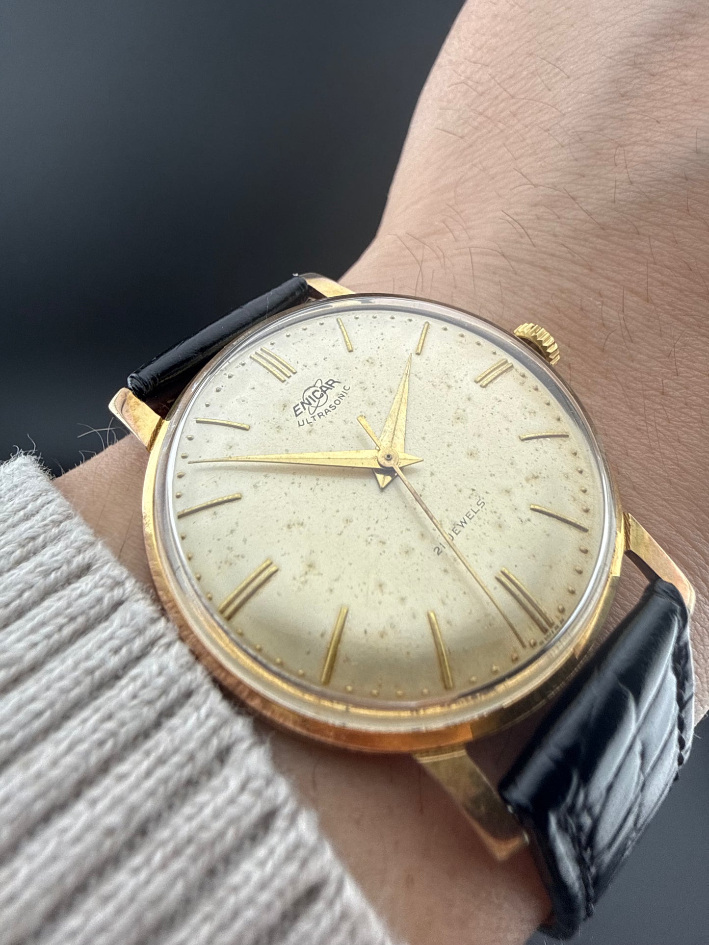 Reloj Enicar Ultrasonic vintage