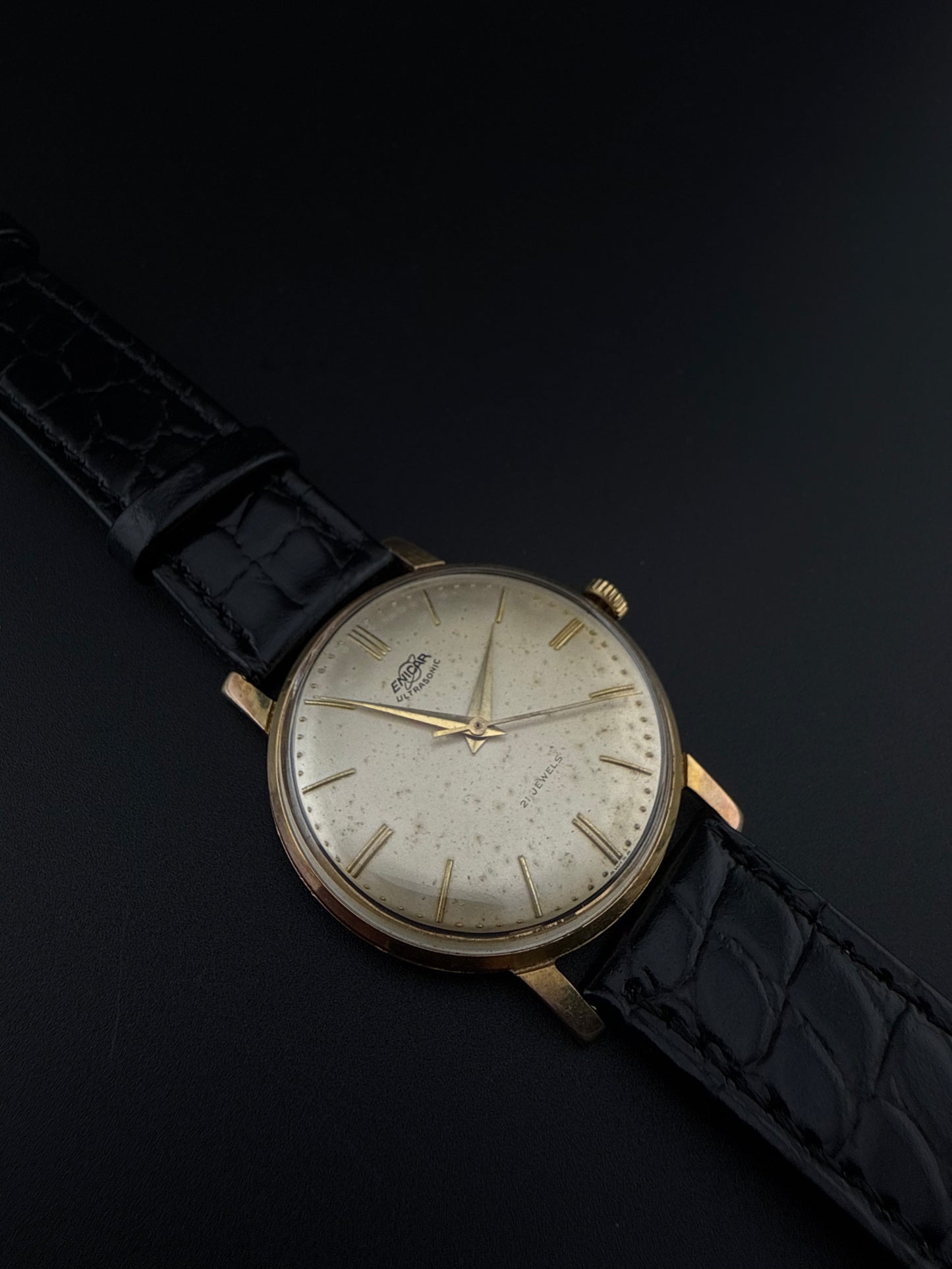 Reloj Enicar Ultrasonic vintage