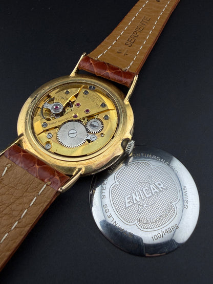 Reloj Enicar estilo polerouter