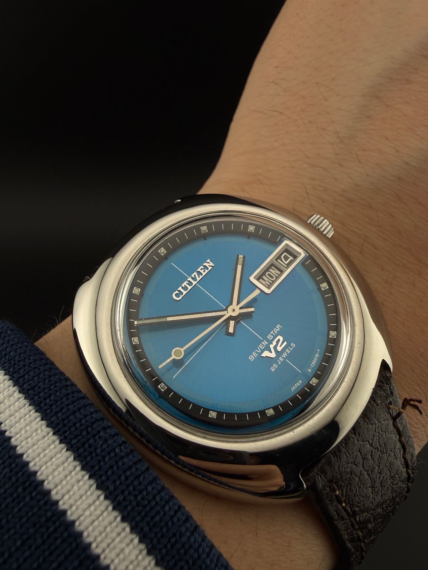 Citizen Blue vintage