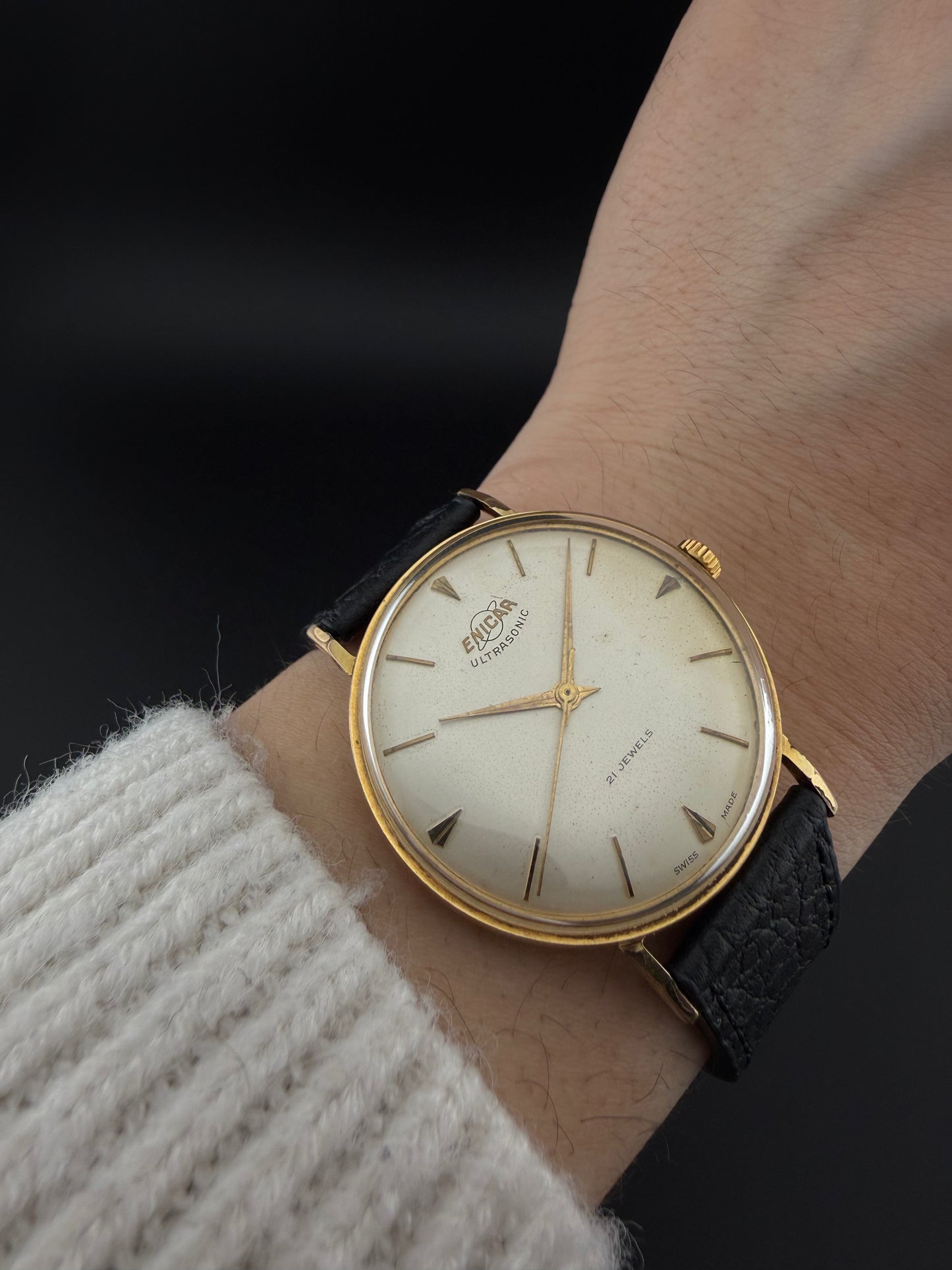 Reloj Enicar Ultrasonic suizo