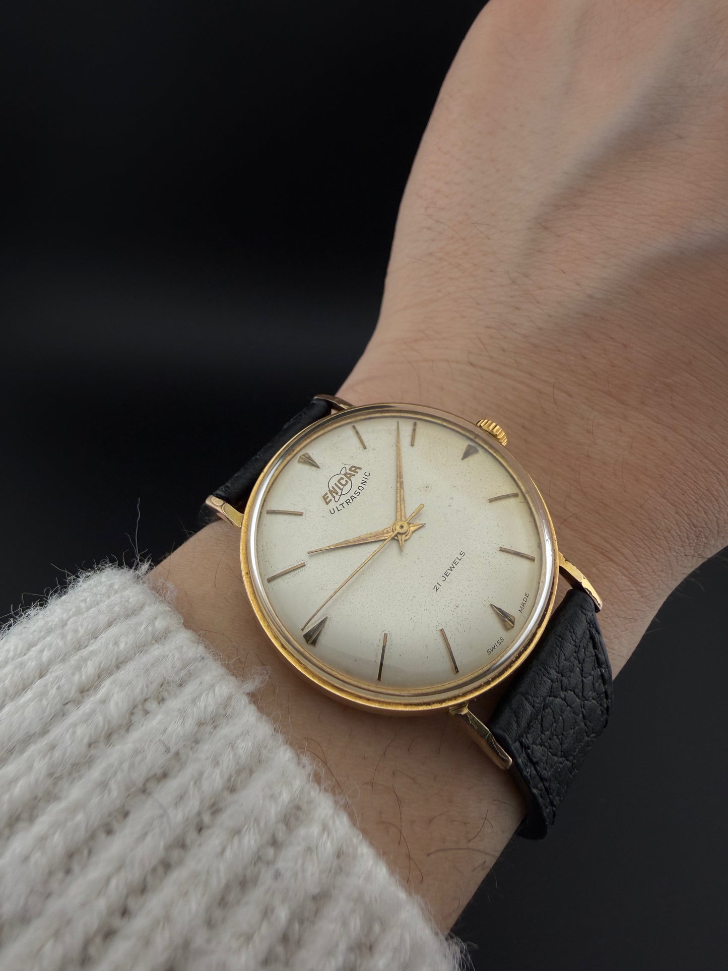 Reloj Enicar Ultrasonic suizo