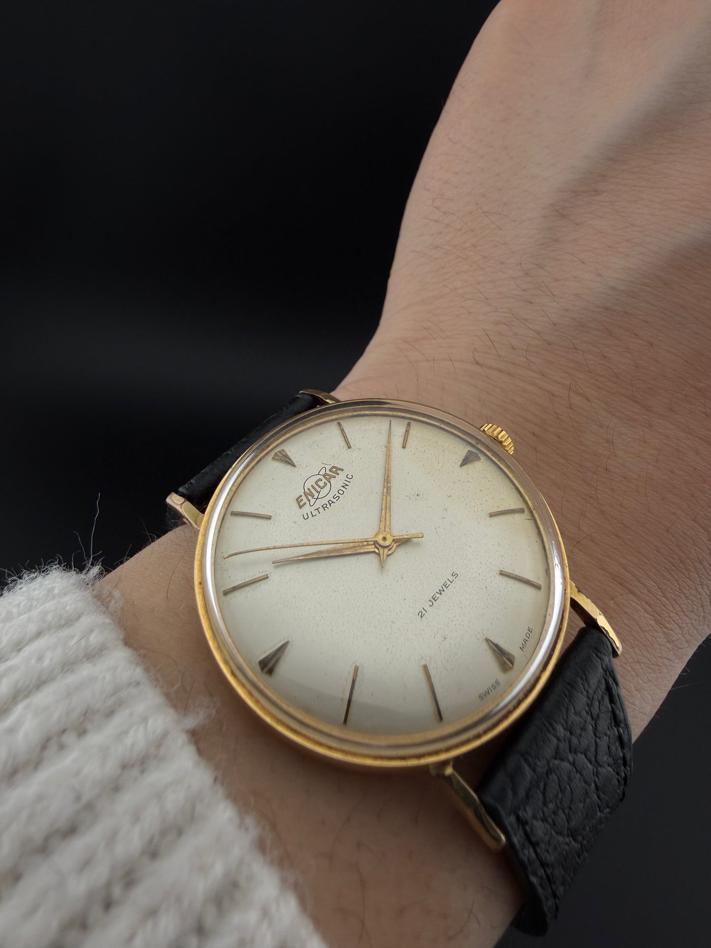 Reloj Enicar Ultrasonic suizo