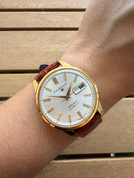 Seiko Sportsmatic gold