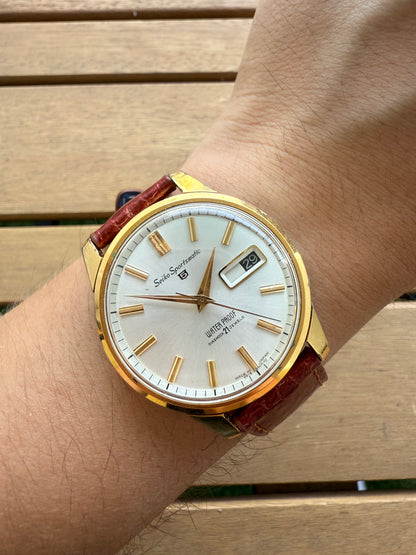 Seiko Sportsmatic gold