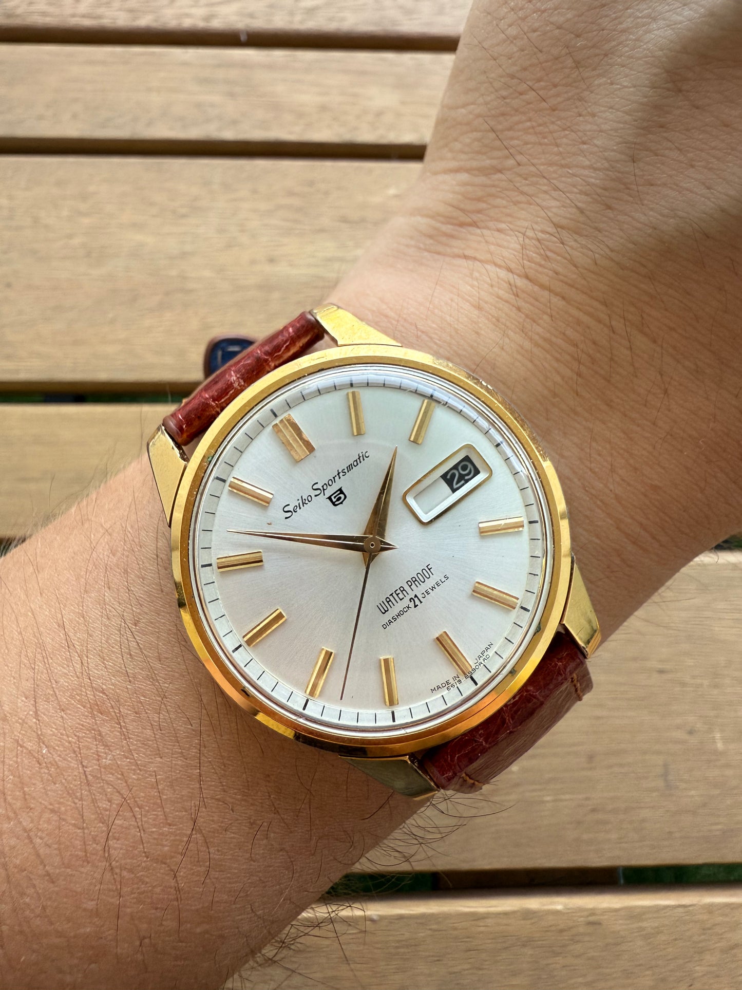 Seiko Sportsmatic gold