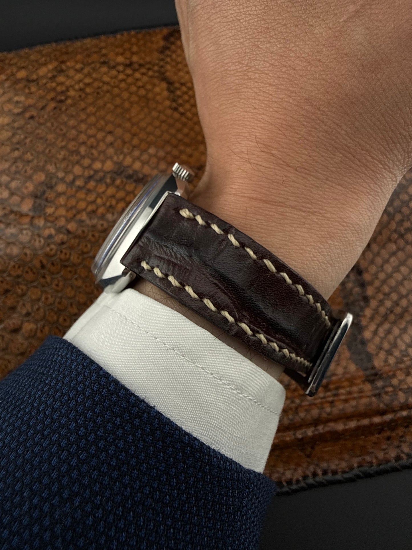 Omega Chronostop blue