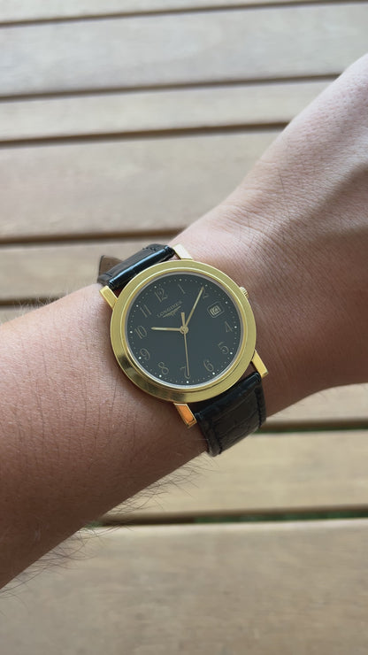 Longines black edition vintage