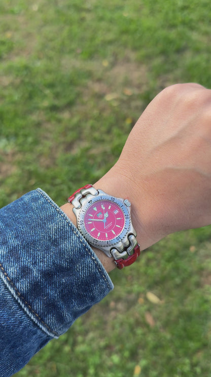 Tag Heuer Link Red vintage